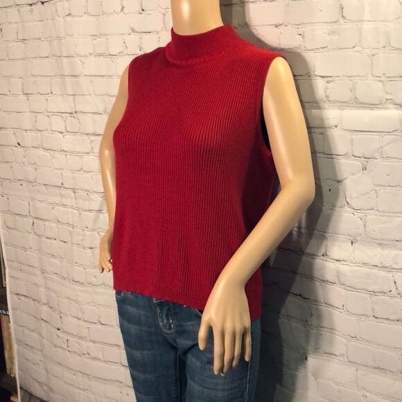 Croft & Barrow Vintage Ribbed Sleeveless Top LP - Picture 4 of 11